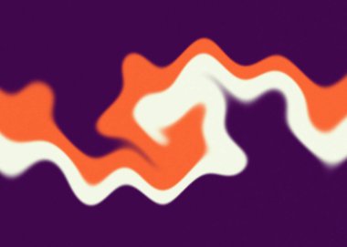 Soyut bir psikedelik dalgalı çizgi tasarımı arkaplan resmi.