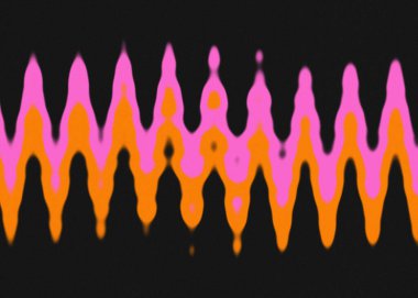 Soyut bir psikedelik dalgalı çizgi tasarımı arkaplan resmi.
