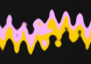 Soyut bir psikedelik dalgalı çizgi tasarımı arkaplan resmi.