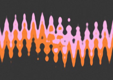 Soyut bir psikedelik dalgalı çizgi tasarımı arkaplan resmi.