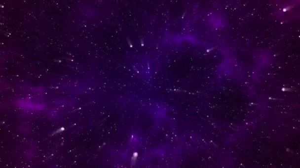 Hyperspace Scientific Films Screensaver Universe Background Footage — Vídeos de Stock