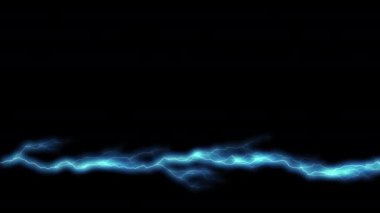 Lightning background animation, 4k footage