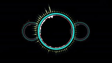 Music equalizer, for music party, 4k footage