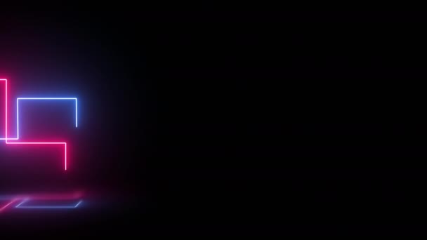 Linha Brilhante Tarja Laser Imagens — Vídeo de Stock