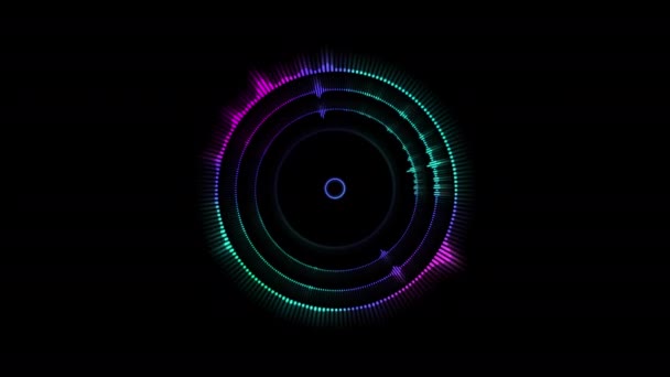 Music Equalizer Music Party Footage — Wideo stockowe