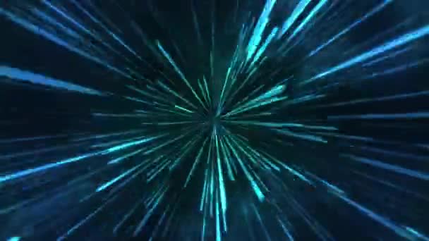 Hyperspace Scientific Films Screensaver Universe Background Footage — Stok video