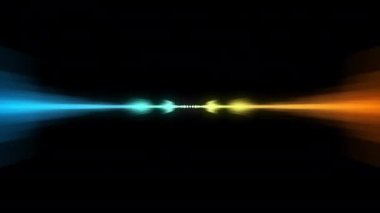 Müzik eşitleyici, hologram ses spektrumu, 4k illüstrasyon, yapay zeka değil.