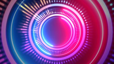 Müzik eşitleyici, müzik partisi için, 4k illüstrasyon