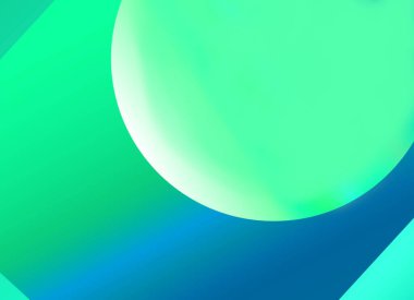 Soyut sıvı arkaplan, yeşil illüstrasyon