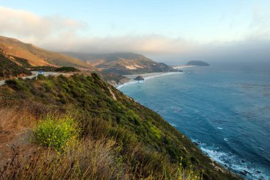 Pasifik Sahil Otoyolu (1. Otoyol), Kaliforniya, Big Sur, ABD