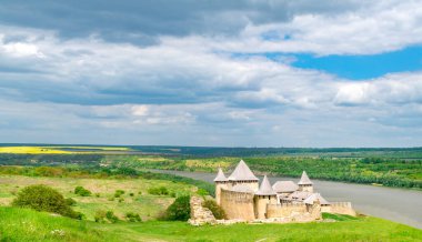 Khotyn castle in Ukraine is a powerful medieval fortress that witnessed the fighting between Poles, Cossacks and Turks