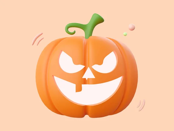 Calabaza Jack Linterna Halloween Tema Elementos Ilustración — Foto de Stock