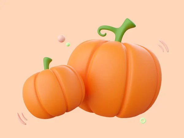 Pumpa Jack Lykta Halloween Tema Element Illustration — Stockfoto