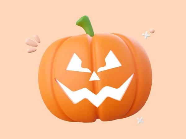 Pumpkin Jack Lantern Halloween Theme Elements Illustration — Stock Photo, Image