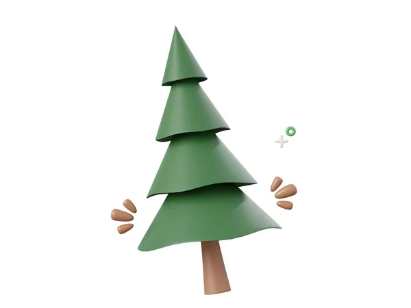 Weihnachtsbaum Weihnachtsthema Elemente Illustration — Stockfoto