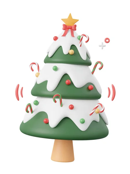 Weihnachtsbaum Weihnachtsthema Elemente Illustration — Stockfoto