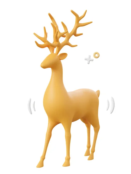 Christmas Reindeer Christmas Theme Elements Illustration — Stock Photo, Image