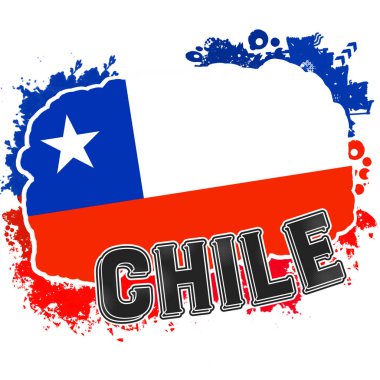 Şili bayrağı. Amerikan Ülkelerinin Bayrak ve Ulusal Sembolleri.