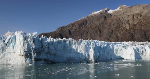 Alaska Glacier Bay Vista Del Paisaje Naturaleza Desde Viaje Vacaciones — Vídeo de stock