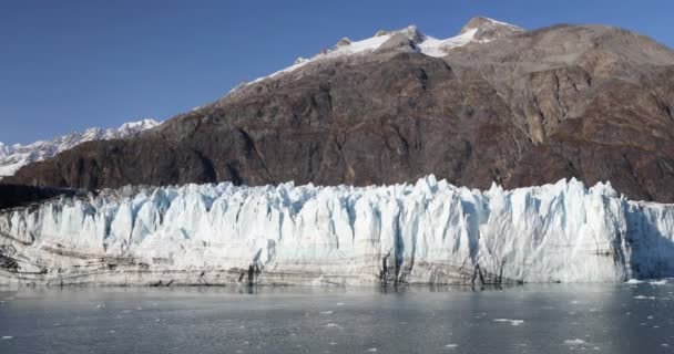 Tání Ledovce Koncepce Globálního Oteplování Změny Klimatu Aljaška Glacier Bay — Stock video