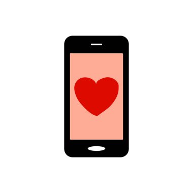 Telefon Mesajları, Kalp Geçmişi, 14 Şubat Sevgililer Günü, Vektör Simgesi
