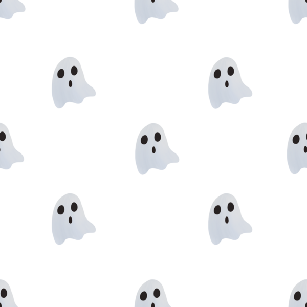 Temiz Beyaz Arkaplan Karşısında Tekrarlanabilir Beyaz Hayalet Deseni