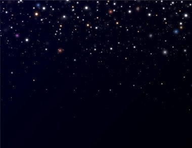 Noel arkaplanı. Barut tozu ışığı PNG. Sihirli altın ve beyaz toz. Güzel, parlak toz parçacıkları hafifçe düşer. Muhteşem ışıltı efekti. Vektör çizer. Vektör illüstrasyonu