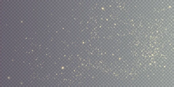 Χριστουγεννιάτικο Φόντο Φως Σκόνης Png Μαγική Χρυσόσκονη Λεπτά Γυαλιστερά Σωματίδια — Διανυσματικό Αρχείο