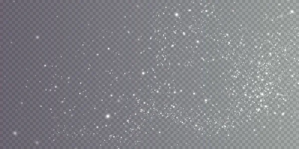 Bokeh Light Lights Effect Background White Png Dust Light Christmas — Stock Vector