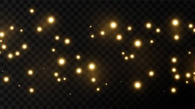 Altın yıldızlı soyut arkaplan.