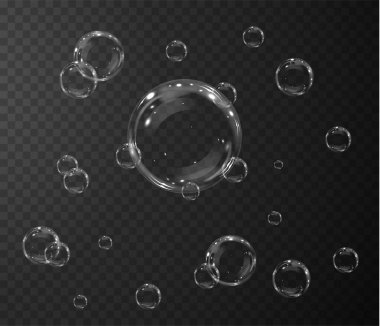 Siyah arkaplanda su damlaları.