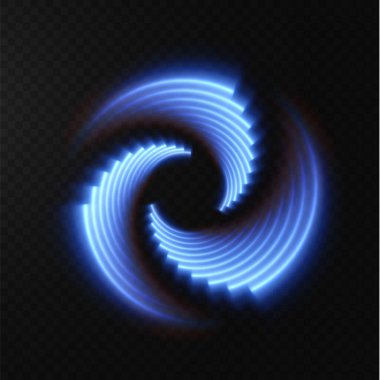 neon spiral girdap, çevirmeli soyut vektör arkaplanı.