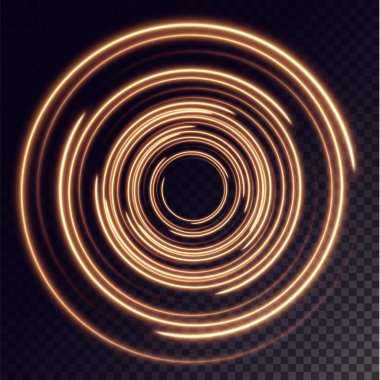 Soyut ışık çemberi arkaplanı. vektör illüstrasyonu.