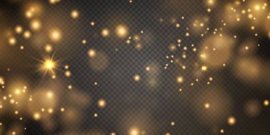 Yıldızlı ve bokeh efektli soyut noel arkaplanı