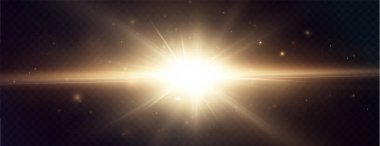 Lens aydınlatma efekti arka planı