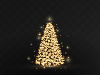 Işıklı Noel ağacı
