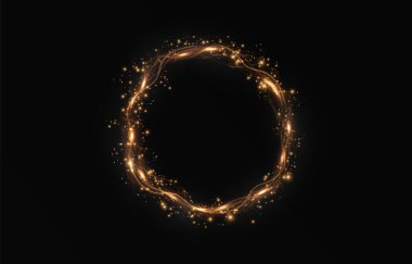 altın parıltısı vektör illüstrasyonu.