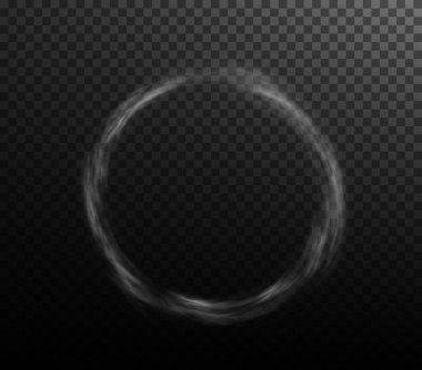 gerçekçi parlayan ışık, şeffaf arkaplan üzerinde şeffaf etki
