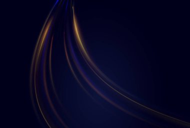 çizgiler ve dalgalarla koyu mavi arkaplan