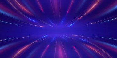 Açık mavi, gece gökyüzü yıldızlı kırmızı vektör düzeni.