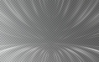 Şeffaf arkaplanda soyut beyaz çizgiler. tasarım için vektör illüstrasyonu.