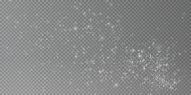 Siyah arkaplanda soyut beyaz toz parçacıkları.