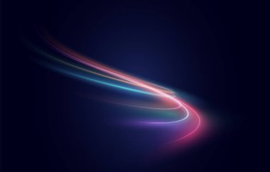 renkli renk soyut dalgaları ile koyu soyut arkaplan