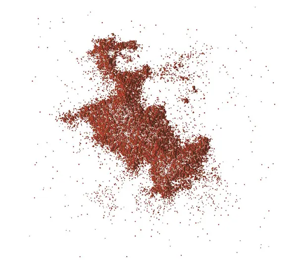 Haşhaş tohumlu porselen haritası.