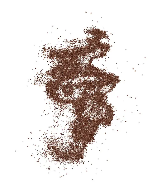 Arka planda kahve sıçraması