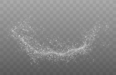 Parlayan beyaz ışıltılar ve ışıldayan yıldız şekilli neşeli parçacıklar, havai fişekler ve ışık efektleri lüks tatil temaları, kutlamalar ve zarif dekorlar için idealdir..