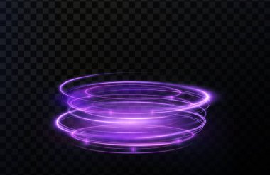 neon parlak mor çizgiler