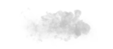 Beyaz arkaplanda duman bulutu