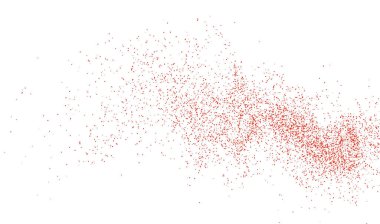 Kırmızı konfeti. düşen kutlama arkaplanı.
