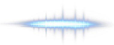 mavi parlayan çizgiler, vektör çizimi